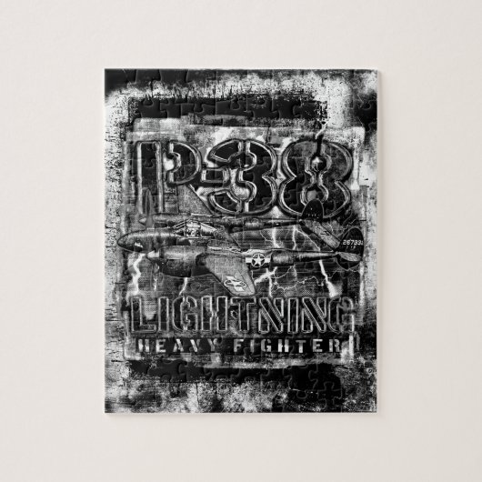 P-38 Bliksem Legpuzzel (Verticaal)