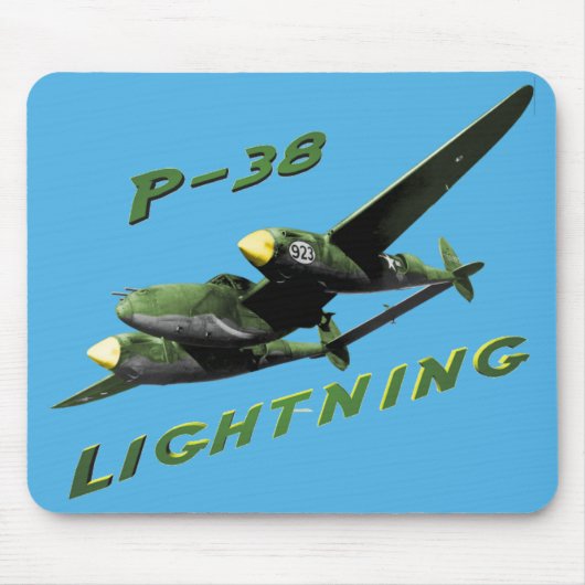 P-38 Bliksem Muismat (Voorkant)
