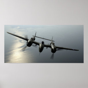 P-38 Bliksem Poster