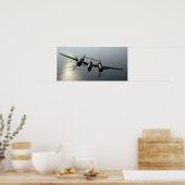 P-38 Bliksem Poster (Keuken)