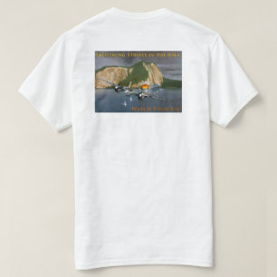 P-38 Blikseminslagen in het gebied T-shirt
