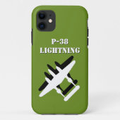 P-38 Éclair avec ShadowiPhone / coque ipad (Dos)