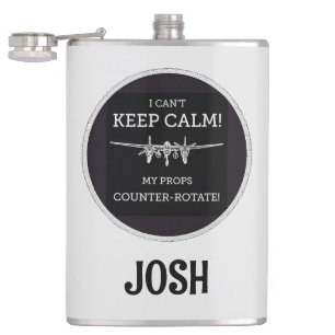 P-38 Foudre Flacon personnalisé en vinyle envelopp