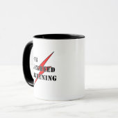 P-38 Lightning Bolt Coffee Mok (Voorkant links)