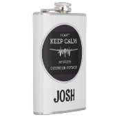 P-38 Lightning Custom Vinyl Verpakte kolf Heupfles (Rechts)