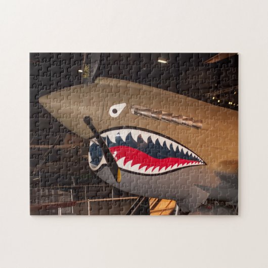 P-40 Warhawk Fighter Plane Puzzle Legpuzzel (Horizontaal)
