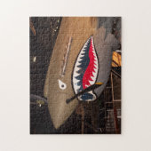 P-40 Warhawk Fighter Plane Puzzle Legpuzzel (Verticaal)