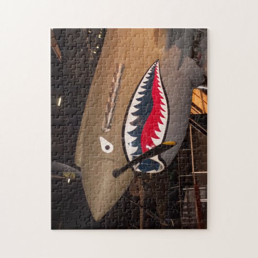 P-40 Warhawk Fighter Plane Puzzle Legpuzzel (Verticaal)