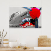 P-40 WARHAWK POSTER (Keuken)