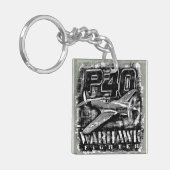 P-40 Warhawk Sleutelhanger (Voorkant Links)