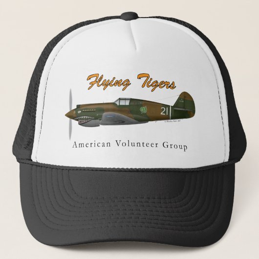 P-40B vliegende trekkers Trucker Pet (Voorkant)