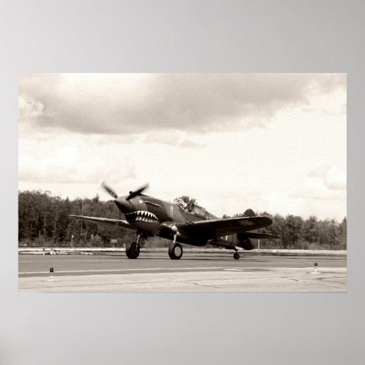 P-40C Tomahawk Poster (Voorkant)