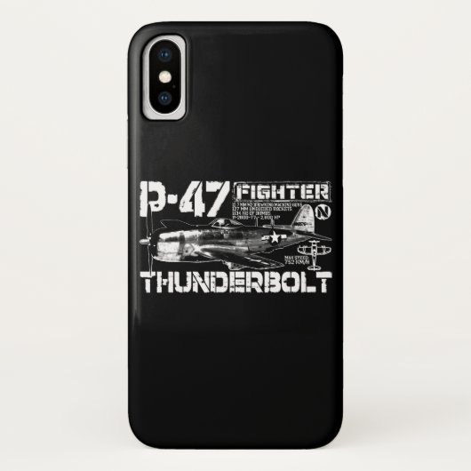 P-47 Thunderbolt Case-Mate iPhone Case (Achterkant)
