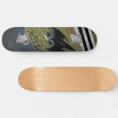 P-47 Thunderbolt Fighter Plane Nose Art Skateboard (Horizontaal)