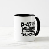 P-47 Thunderbolt Mok (Voorkant rechts)