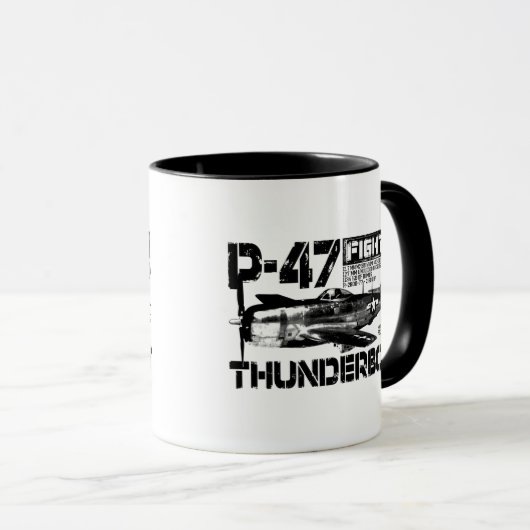 P-47 Thunderbolt Mok (Voorkant rechts)