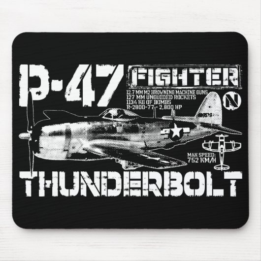 P-47 Thunderbolt Muismat (Voorkant)