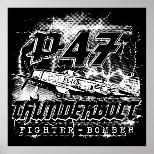 P-47 Thunderbolt Poster (Voorkant)