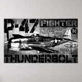 P-47 Thunderbolt Poster (Voorkant)