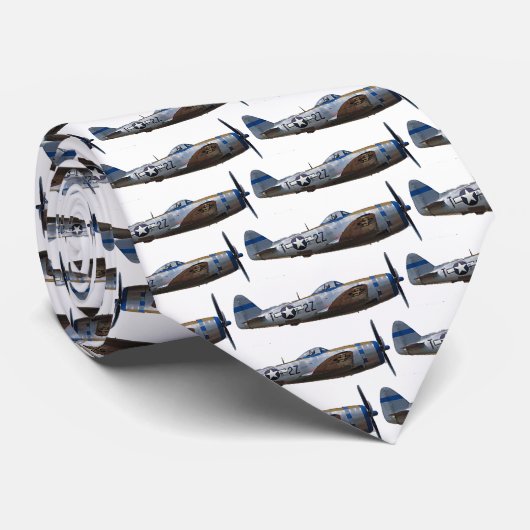 P-47 Thunderbolt Stropdas (Opgerold)