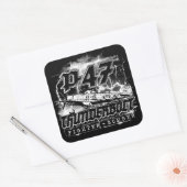 P-47 Thunderbolt Vierkante Sticker (Envelop)
