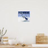 P-51 contre BF109 POSTER (Cuisine)
