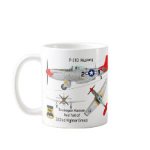 P-51 Mok Tuskegee Mustang