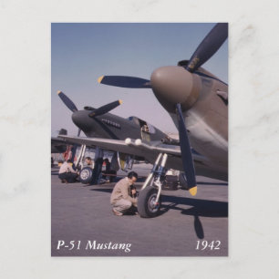 P-51 Mustang, 1942 Briefkaart