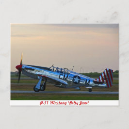 P-51 Mustang Betty Jane Briefkaart