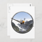P-51 Mustang Briefkaart (Voorkant / Achterkant)