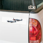 P-51 Mustang Bumpersticker (Op Truck)