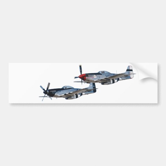P-51 Mustang Bumpersticker (Voorkant)