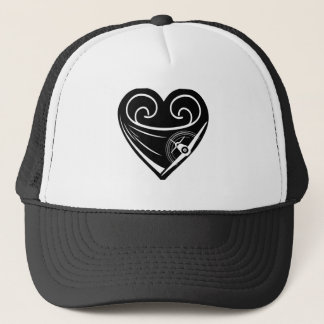 P-51 Mustang Heart Womens Vintage Trucker Hat Pet