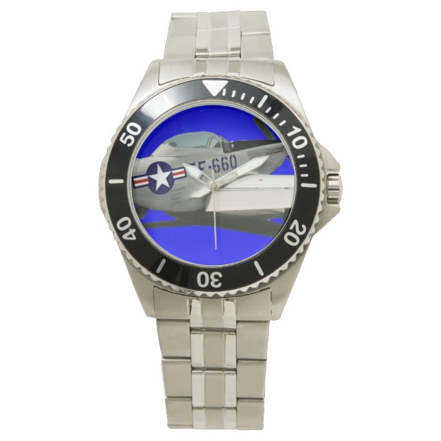 P-51 Mustang Horloge (Voorkant)