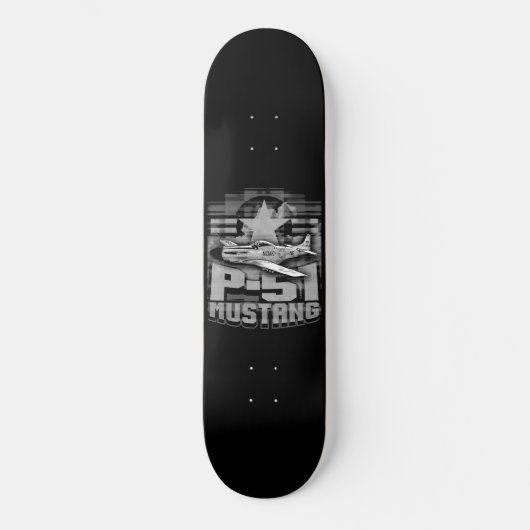 P-51 Mustang Skateboard (Voorkant)