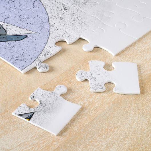 P-51 Mustang-vliegescorte Legpuzzel (Zijkant)