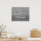 P-51 Mustangs Poster (Keuken)