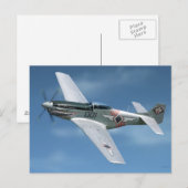 P-51 "Shark of Zambales" Briefkaart (Voorkant / Achterkant)