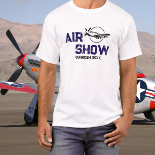 P-51  Vliegtuig Militaire Veteraan WW2 Airshow T-shirt