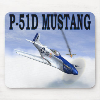 P-51 vs BF109 MOUSEPAD Muismat