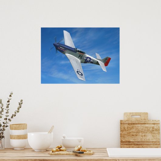P-51D "Cripes A' Mighty" Poster (Keuken)