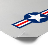 P-51D, F-16C en F-15E Poster (Hoek)