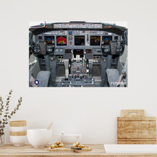 P-8 POSEIDON COCKPIT POSTER (Keuken)