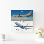 P-8 POSEIDON VIERKANTE KLOK (Huis)