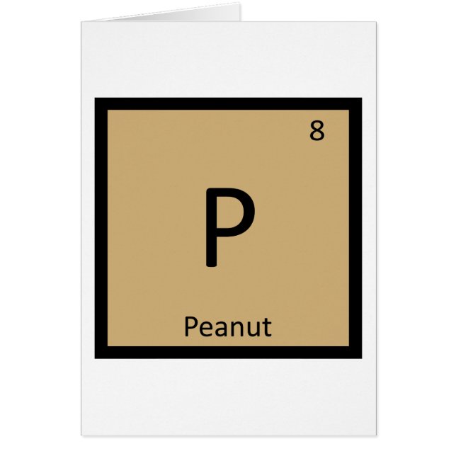 P - Chimie des légumineuses de l'arachide Symbole  (Devant)