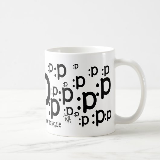 : p, collent votre tasse de langue (Droite)