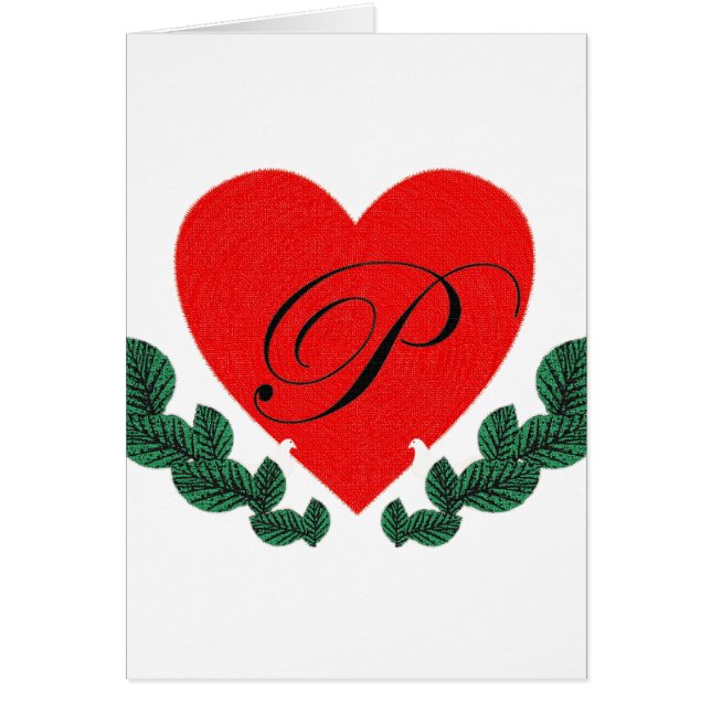 P dans un coeur (Devant)