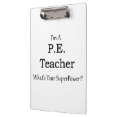 P.E. leraar Klembord (Links)