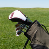 P.E.O. logo Golfheadcover (Insitu)