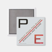 "P/E Verhouding " Magneet (Voorkant / Achterkant)